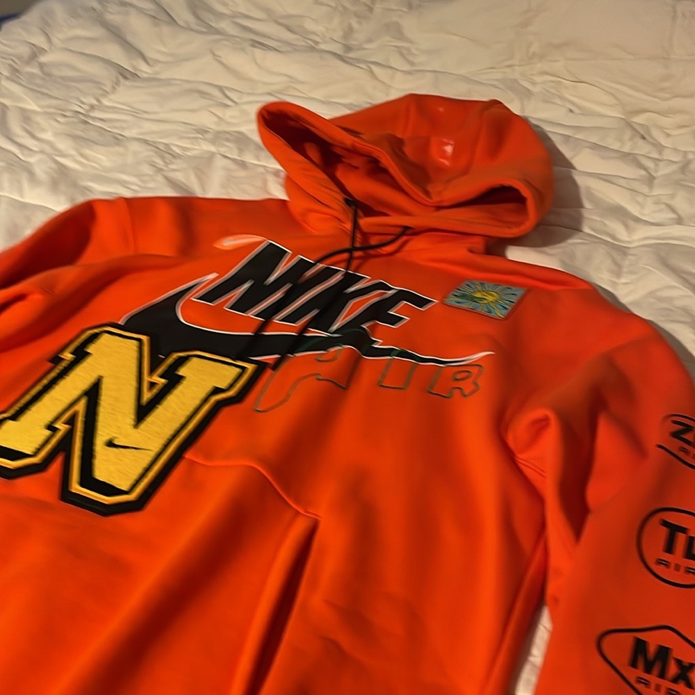 NIKE NSW Element Heavyweight Hoodie - Orange - Picture 2 of 7